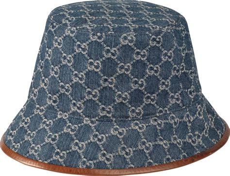 gucci hat denim|gucci bucket hat price.